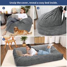Huisuilinss Sofa Bed Mattress - 全淺灰色 - 查看 2