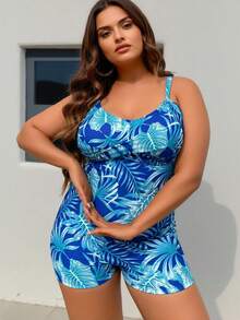 Traje de baño de una pieza cómodo para mujer - Diseño elegante para días de playa y piscina - TD-J039-09 - Ver 2