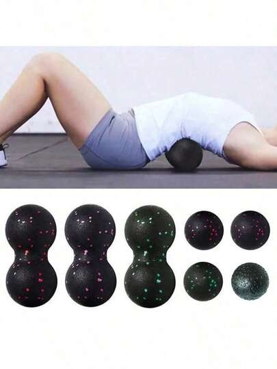 1pc EPP Massage Ball, Single Massage Ball, Peanut Massage Roller, Suitable For Home, Gym, Yoga Studio. Suitable For Back/Foot/Hand Muscle Relaxation, Lightweight & Portable, , Unisex, Suitable For All Seasons, Ideal Gift For Loved Ones, Friends, Elders, Christmas, New Year, No Battery Required