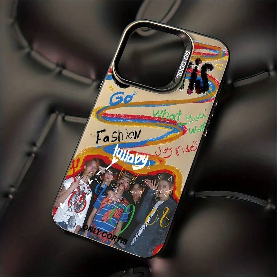 Funda para Teléfono: Funda de K-Boy Group C- Compatible con 17 16e 16 15 14 13 12 11 Pro X XR XSMAX 8 Plus, Cubierta Trasera Mate Anticaída17 17promax - Negro - Ver 1