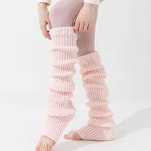 Fashionable Windproof And Warm Layered Sock Socks With Extended Length For Footwear, Women's Autumn/Winter Outerwear, Versatile Layering, Shark Pants, Tall Thigh Socks - Xám nhạt - Xem 3