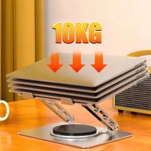 Adjustable Laptop Stand With 360° Rotating Base, Ergonomic Foldable Laptop Adapter Stand, Compatible With All Pro/Air, Suitable For Laptops Up To 17 Inches - Multicolor - View 10