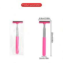 1pc Multi-Functional Car Rear View Mirror Extendable Windshield Wiper, Rain Scraper, Windshield Cleaning Brush - A - 查看 2