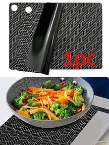 [Silicone Stovetop Cover] Heat-Resistant Silicone Stovetop Cover Mat & Protective Mat | Glass Stovetop Protective Mat, Suitable For Gas And Electric Stovetops, Dish Drying Mat, Scratch-Resistant Kitchen Countertop Protective Mat