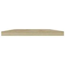 Larryhot Ripiani per Libreria 4pz Rovere Sonoma 40x20x1,5cm Multistrato, Facile da assemblare, dall'estetica elegante e raffinata, pratica per riporre gli oggetti, la scelta ideale per l'organizzazione e la decorazione domestica - Castano - Visualizzare 2