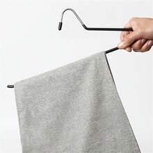 5Pcs Metal Goose Shape Pants Hanger Seamless Anti Slip Pants Rack Space Saving Z-Shaped Pant Hangers Wardrobe,Stainless Steel Goose-Shaped Pants Rack Non-Slip Household Telescopic Clothes Rack Multi-Layer Storage Clothes Rack