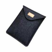 7.9-11 Inch Felt Tablet Pocket Inner Bag, Compatible With Apple IPad Mini 5/4 7.9-Inch/IPad Air 9.7/Compatible With Samsung Galaxy Tab A7 Lite 8.7 Inches/Tab A9 8.7 Inches/Tab A 8.0 Inches/Tab Active3/Fire HD 8/ Tab M9, Etc - Black - View 5
