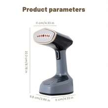 Steamer For Clothes, 1500W Foldable Clothes Steamer, Powerful Handheld Clothing Steamer, Foldable Portable Clothing Wrinkle Remover, 15S Preheating, 20g/Min Strong Penetration Steam, 5.9ft Rope, Essential For Home, Travel & Office - 美規A型插(110-127V) - 查看 10