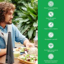 Paquete de Ventiladores repelentes de Moscas para exterioresvo Interior, Restaurante, Barbacoa, Eventos, disuasión de Moscas, Avispas, Abejas, Otras Moscas e Insectos, Funciona con Pilas - Negro - Ver 6