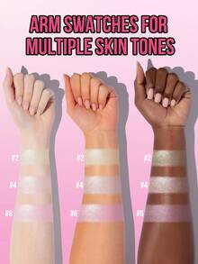 MISSLYN-GLOW 闪耀高光粉！闪亮、显色度高、丝滑配方，打造自然光泽，提亮肤色，轻盈无负担，品牌美妆，面部彩妆，适合女性和女孩，冬季必备，Y2K 风格，时尚百搭，生日礼物、情人节礼物、派对必备、新年礼物，最佳色彩，纯素且无动物实验 - 4 MIND-GLOWING! - 查看 6