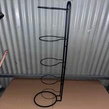 篮球收纳架，简约室内家用篮球、足球、排球收纳整理篮，运动球类收纳架 - 黑色 - 查看 7