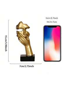 1pc Couple Sculpture, Kissing/Gazing Lovingly Statue, Couple Anniversary Gift, Wedding Anniversary Gift, Unique Couple Gift Idea, Wedding Gift, 2024 Couple Sculpture, Modern Abstract Ceramic Craft - Multicolor - View 12