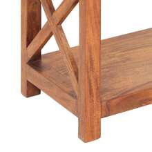 Larryhot Libreria 100x30x180 cm Legno Massello Acacia Finitura Ambra, Facile da assemblare, dall'estetica elegante e raffinata, pratica per riporre gli oggetti, la scelta ideale per l'organizzazione e la decorazione domestica - Castano - Visualizzare 4