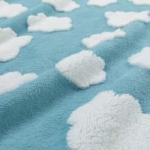 Jacquard Blue Cloud Pet Bed Mat, Suitable For Medium, Large, XL Dogs, Puppies, Cats, Sofa Cover, Leak Protection, Double-Sided Washable, Blue Cloud - Blue - View 2