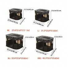 1pc Foldable Pet Nest/Cage, Cat Delivery Room, Dog House, Pet Supplies