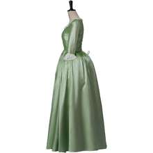 Women's Hamilton Elizabeth Schuyler Dress Gown Musical Hamilton Cosplay Costume - Green - View 3