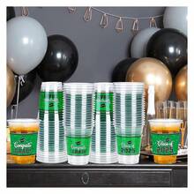 100 Pcs 12oz Graduation Cups Class Of 2025, Disposable Plastic Cups For Graduation Party, 2025 Grad Party Supplies, Congrats Grad Tableware - 如圖66 - 查看 3