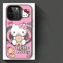 SANRIO Funda para teléfono 14 15 16 Plus 11 12 13 Pro Max 17 16e, cubierta suave de dibujos animados Hello Kitty Cinnamoroll - Mix03 - Ver 11
