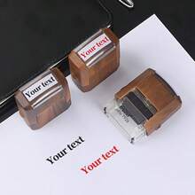 Customized Signature Stamp - Personalized Signature Stamp, Adopting Cursive Script Font, Can Be Used For Signing Names, Legal Documents, Checks And Other Documents. - Multicolor - View 4