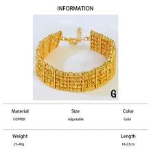 Dubai Multi Layer Gold Beads Bracelet 21k Gold Plated Arabian Islamic Religious Bangles Women Wedding Party Jewelry - Beads Bracelet - View 17