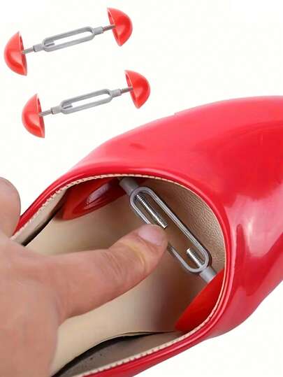 2/4pcs Adjustable Shoe Stretchers, High Heel Shoe Shapers, Easy To Use, Made Of Plastic, Designed For Widening And Shaping Women's High Heels, Loafers And Dress Shoes. These Mini Shoe Stretchers Help Maintain Shoe Shape By Expanding The Toe Box Area, Useful For Closet Organization And Shoe Care, Shoe Accessories Suitable For Narrow/Wide Feet Shoe Inserts., Shoe, Spring Summer Picks, Brides Maid Gifts, Room, Bedroom Decor, Bedroom Decor, Beach, Travel, For Men, For Women, Vacation,Women's Day,Travel Essentials,Wedding Favours,Y2k,Bedroom,Car Accessories Women,Kitchen Decor,Cute Stuff