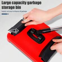 Speedsweep Carpet Sweeper, Manual With Wide Cleaning Path Multi-Functional - Red - View 8