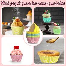 Tendencia100 Pz Capacillos Cupcake Mezcla De Colores ResposteríaCalidad premium - 1 - Ver 9