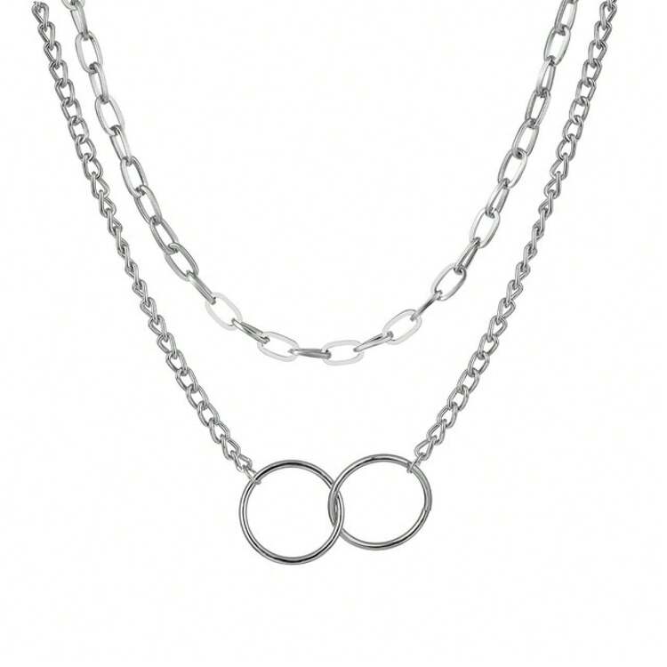 Women Layered Necklaces - Three Gold Styles - View 9