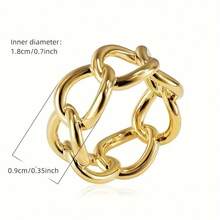 Minimalist Fashion Interlocking Ring Scarf Clip, Versatile Scarf Clip & Brooch, Unique Design For Women