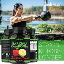 Garcinia Cambogia Dietary Supplement - With Apple Cider Vinegar Extract - Balances Energy, Promotes Digestive Health - Relaxes Mood And Boosts Immune System - 120 Capsules - 1 Bottle - View 5