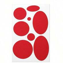 2pcs Feather Down Jacket Repair Patches, Self-Adhesive Nylon Fabric Patches, Waterproof Round/Oval Tape For Repairing Jackets, Clothes, Tents, Sleeping Bags, Ski Pants And Other Holes - Multicolor - View 6