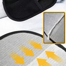 1pc Reusable Anti-Static Pet Grooming Glove, Double-Sided Design, Easy To Remove Pet Hair From Carpets, Sofas, Pet Beds, Cat Trees, Furniture, Clothes, And Bedding - Multicolor - View 11