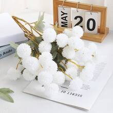 1PC/2PCS/The Daily Fresh Pink Small Ball Chrysanthemum Is Arranged In Clusters. The Flower Shape Is Light And Delicate, Making It Suitable For Desktop, Desk, Home Corner Decoration And Display - 5 Small Chrysanthemums - View 8