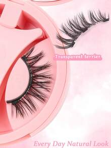 1 Cặp mi giả từ tính, mi giả từ tính mềm mại, tạo vẻ tự nhiên, mi giả từ tính có thể tái sử dụng kèm dụng cụ gắn và gương, không cần keo, dễ dàng đeo và tháo. - Mi tự nhiên - Xem 5