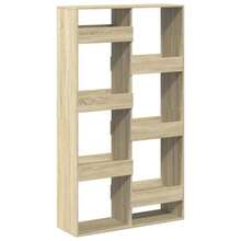 Larryhot Estantería de madera de ingeniería roble Sonoma 100x33x175 cm, Fácil de montar, elegante y hermoso, y conveniente para almacenar artículos, es una opción ideal para el almacenamiento y la decoración del hogar. - Marrón - Ver 5