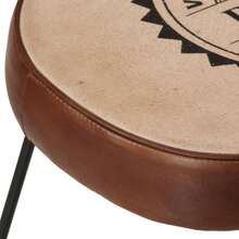 Sgabelli da bar vidaXL, 2 pezzi, marrone scuro, 40x29,5x53 cm - Castano - Visualizzare 7