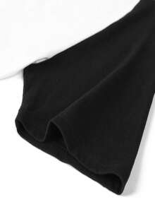 Y2K Grunge Rock Raglan Sleeve Anime Graphic T-Shirt, Women Loose Retro Graffiti Print Casual Street Wear Short Sleeve Top - White - View 9