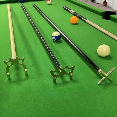 1pc Professional Billiard Cue Rack Set, High Precision Billiard Cue Accessories, Improve Hitting Stability, Suitable For Snooker And American Pool Cues, Enhance Shooting Accuracy, Billiard Cue Rack, Billiard Accessories, Applicable For Billiard Halls, Personal Practice, Commercial Billiard Venues