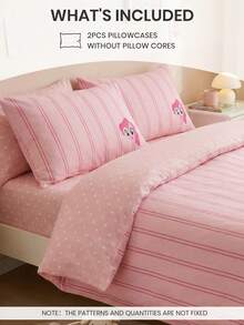 MY LITTLE PONY 1个/2个小马宝莉认证数码印花枕套,不含枕芯,日常使用的涤纶材质,柔软透气,适用于客厅、卧室、户外、沙发装饰 - 彩色 - 查看 7