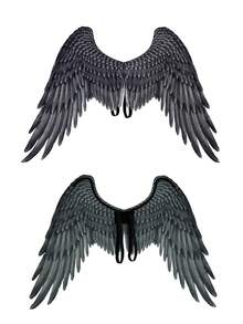 High-Quality Non-Woven Fabric Angel Wings, Suitable For Men And Women. Can Be Used To Decorate Wings, Halloween Carnival Angel Wings, Imitation Feather Non-Woven Fabric Wings, And Is A New Style Of Stage Performance Costume.