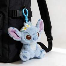 10厘米梦幻史迪奇钥匙扣，卡通人物包包挂饰，可爱莉萝与史迪奇吊坠钥匙圈，背包、钱包、手机、汽车的趣味配饰，青少年成人可爱动漫装饰礼物，轻巧耐用时尚钥匙扣，充满活力的梦幻风格，全球购物者的完美日常饰品