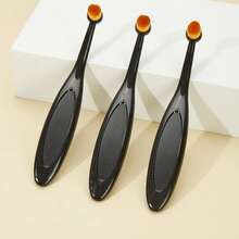 宠物泪痕清洁刷，眼部清洁刷，泪痕粉刷，宠物眼部分泌物清洁刷，适用于猫狗 - 黑色 - 查看 3