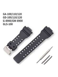 1Pc Unisex Fashion Silicone Watch Strap, 16mm Mechanical Watch Strap, Compatible With Watch. Available In Multiple Colors,Sports Watchband,Watchbands For Smartwatch,Dressy Wristbands Strap Replacement,Great Gift For Friends,Family,Suitable For Outdoor,Travel,Party, Gift - 16mm - View 3