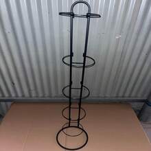 Basketball Storage Rack, Simple Indoor Home Basketball, Football, Volleyball Storage And Organization Basket, Sports Ball Storage Shelf - White - View 7