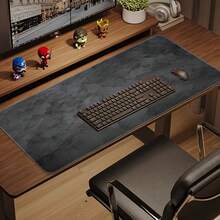 Extra Large Gray Rubber Mouse Pad, Marble Texture Design - Ideal For Office And Gaming, Essential For Home Workstation, Desk Mat | Marble Pattern | Durable Desk Pad, Workstation Mouse Pad - Multicolor - View 5