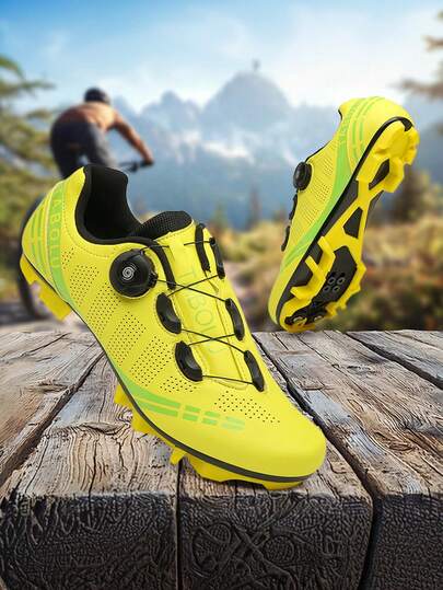 男女通用高端自行车鞋，流线型设计，适用于室内公路自行车、山地自行车、Delta Cleat户外骑行鞋等。