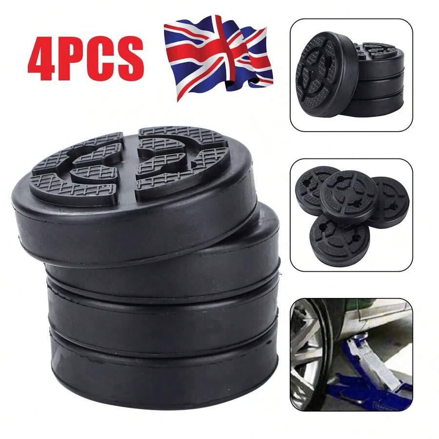 4X Rubber Lifting Pads Block For 2 Post Lift Replacement Pads Car Lift Ramp UK. - Default - View 1