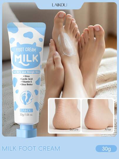 1支莱寇保湿修护润足乳，保湿修护足部乳液，抗皱足部乳液，适合所有肤质，适合旅行、露营、徒步、登山、户外居家护理