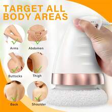 Massage Tool Electric: Handheld Body Sculpt Machine With 3 Massage Pads For Belly Waist Butt Arms Legs Stomach Fat - Gift For Women & Men, Nordic Sculpt Body Sculptor, Body Massager, Body Sculpting - 查看 2