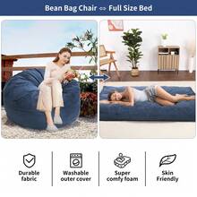 Huisuilinss Sofa Bed Mattress - Full Navy blue - 查看 4